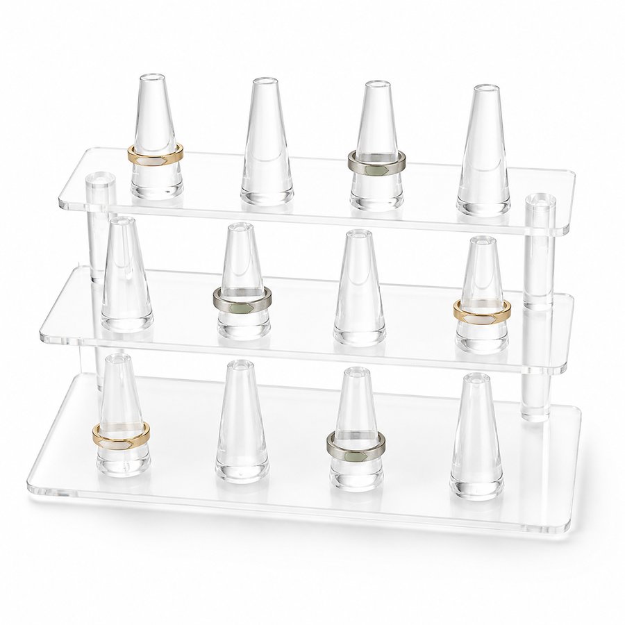 Acrylic jewelry display tray