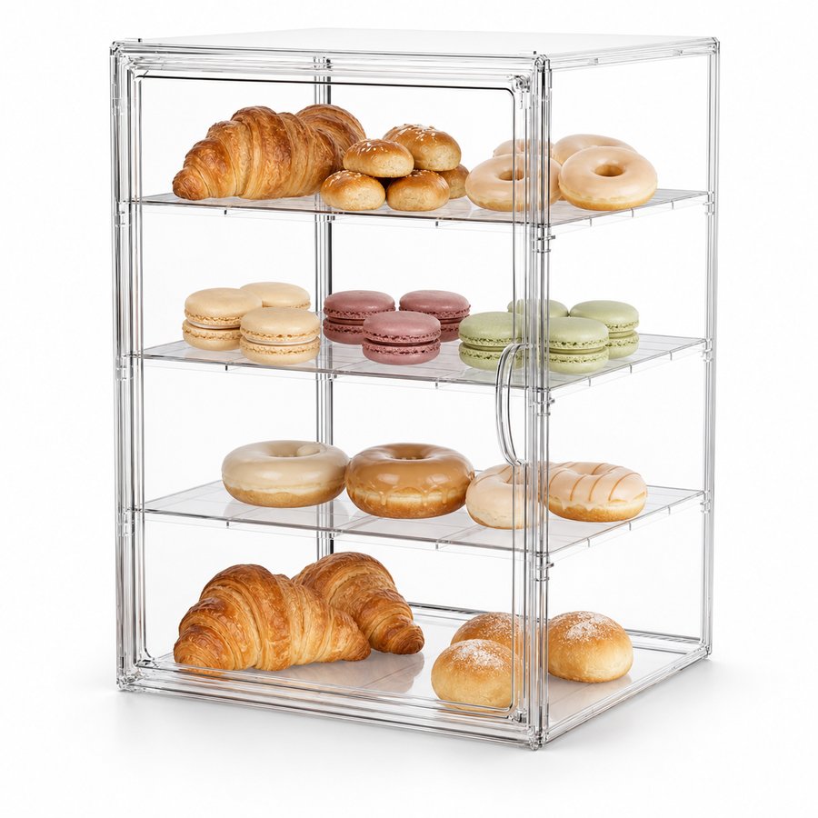 Acrylic bread display box